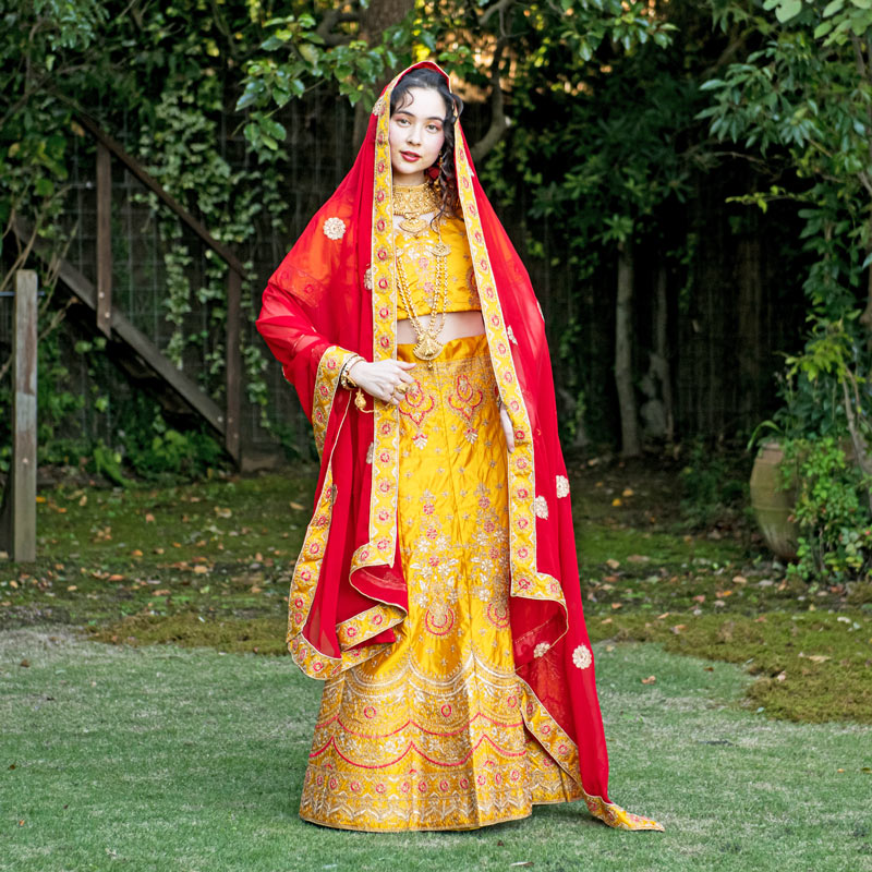 インドの民族衣装　サリー